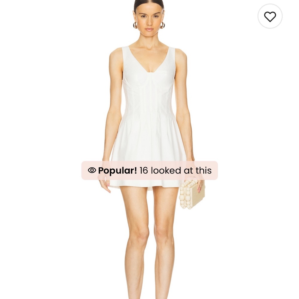 REVOLVE Blair Mini Dress in Ivory, Size Medium, NEW WITH TAGS